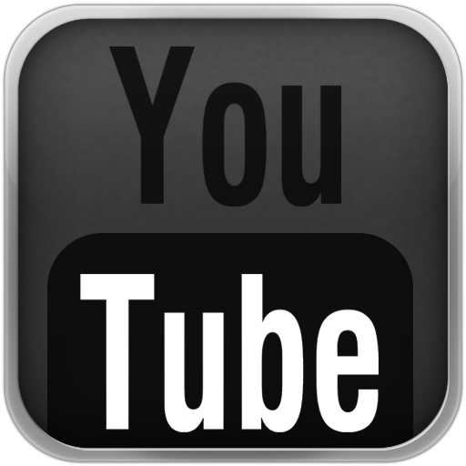 youtube icon png. Slate YouTube Black Icon 512px